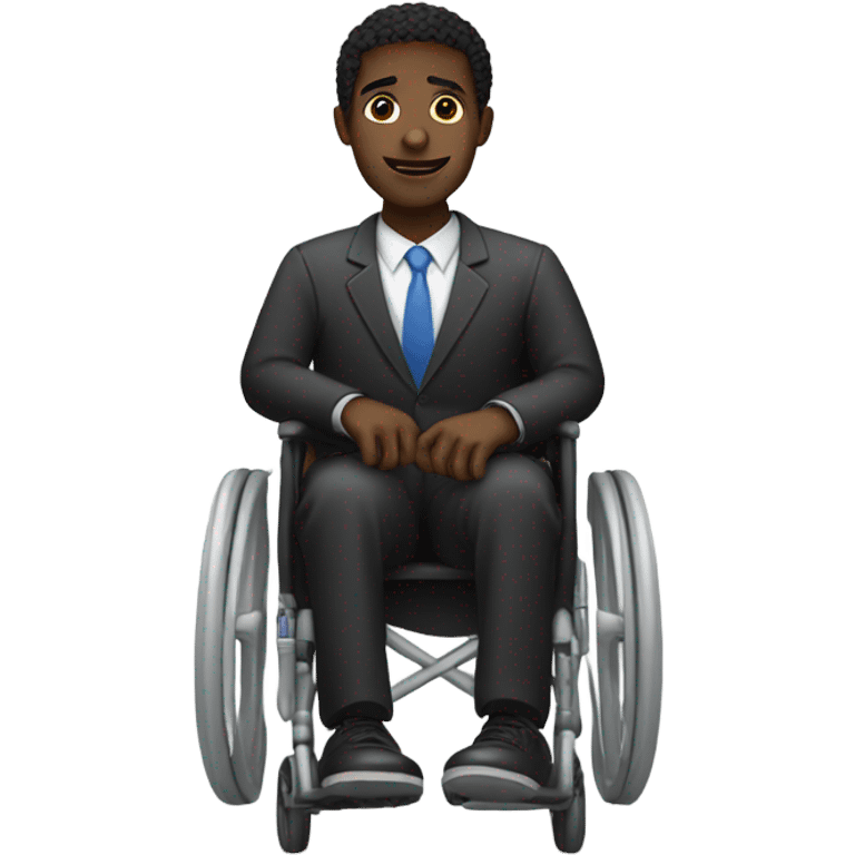 Gay Black Jew in wheelchair  emoji