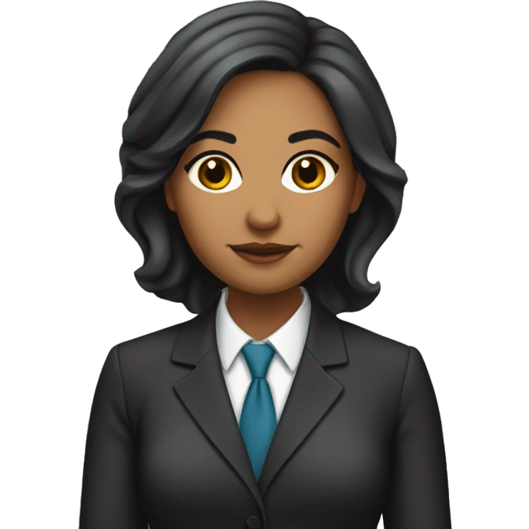 Latina girl lawyer emoji