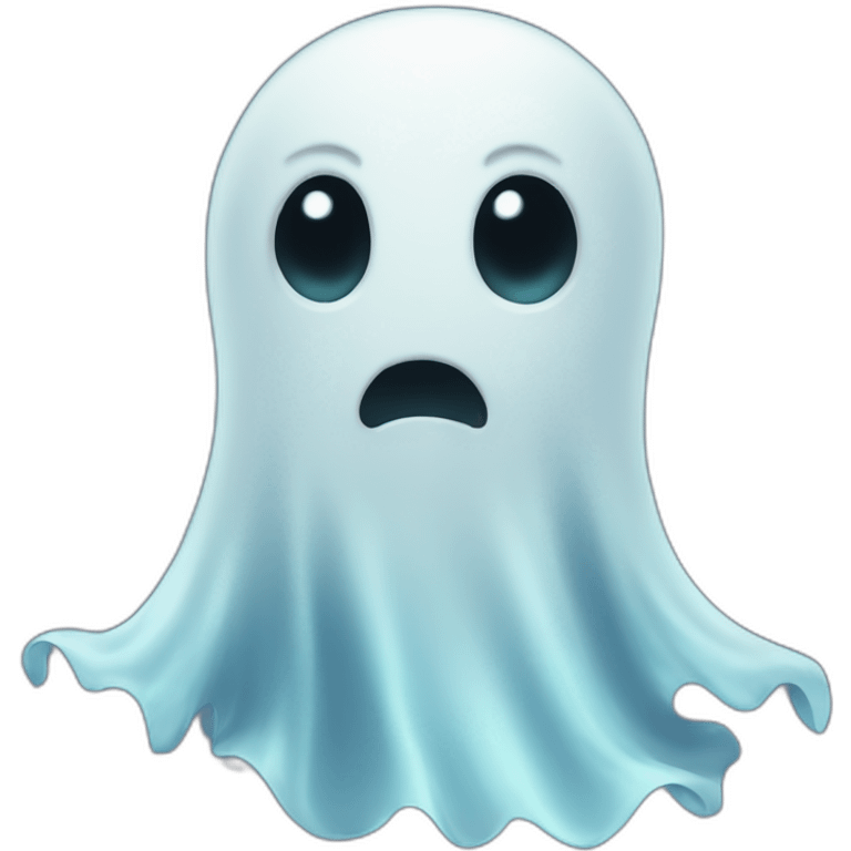 a cute spooky ghost emoji