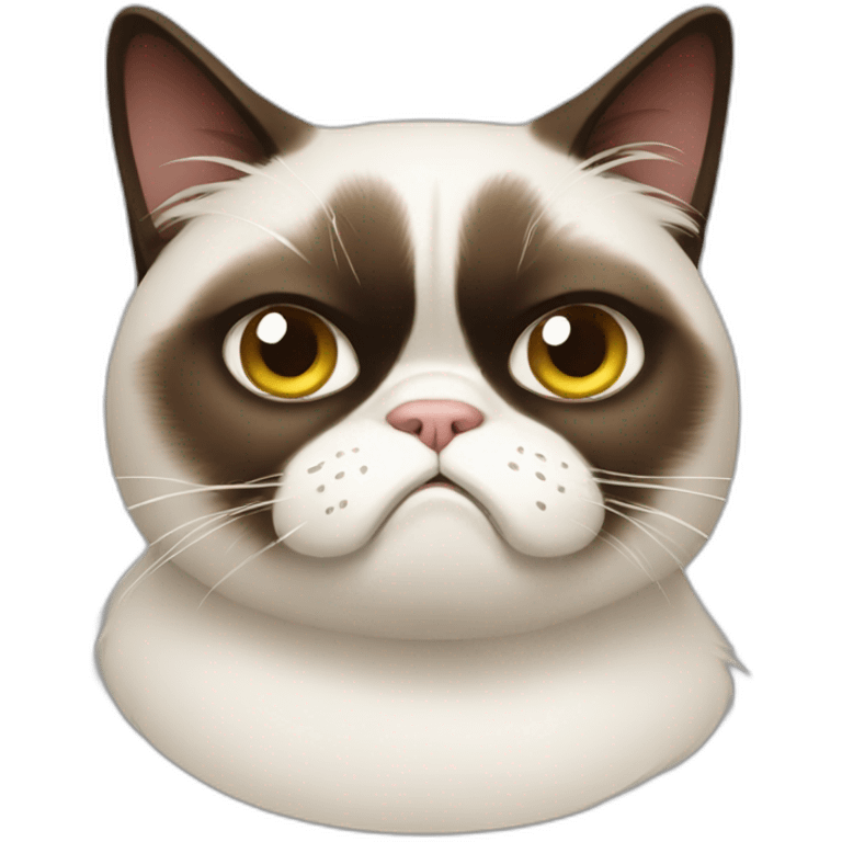 Grumpy cat emoji