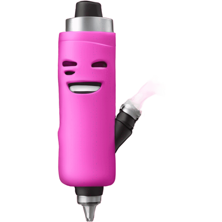 Pink vape emoji