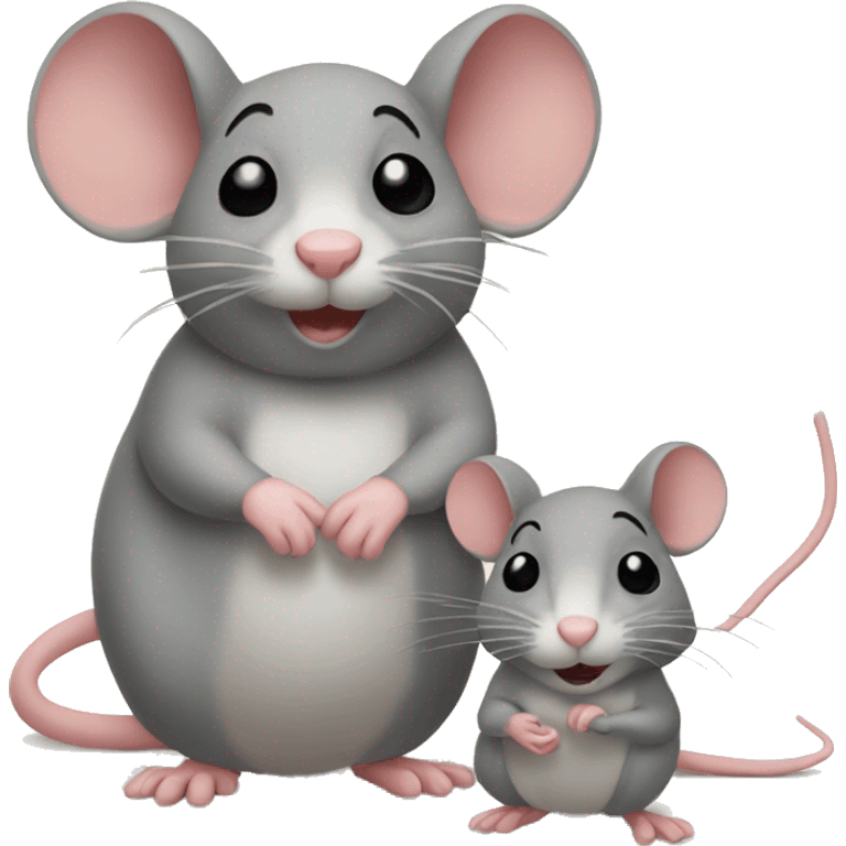 Two Mouse  emoji