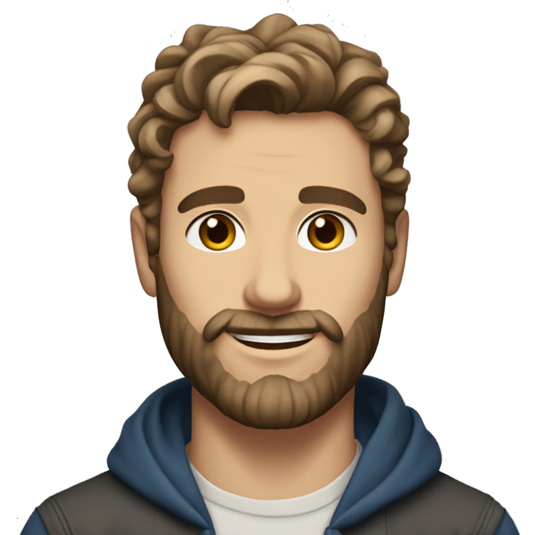 40y male blue eyes lightbrown Cool wavy hair nice beard sunkissed emoji