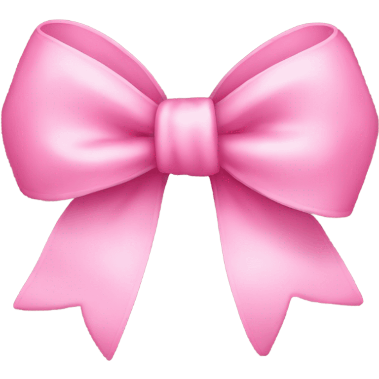 Cute pink bow emoji