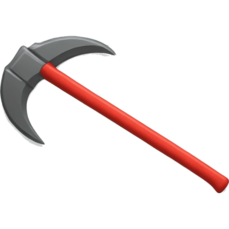 red crowbar emoji