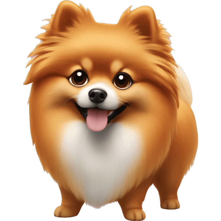 Pomeranian spitz color orange is UK🇬🇧 emoji