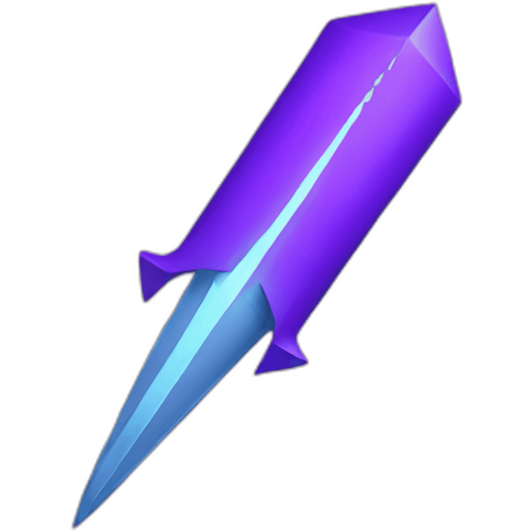 purple color bolt emoji