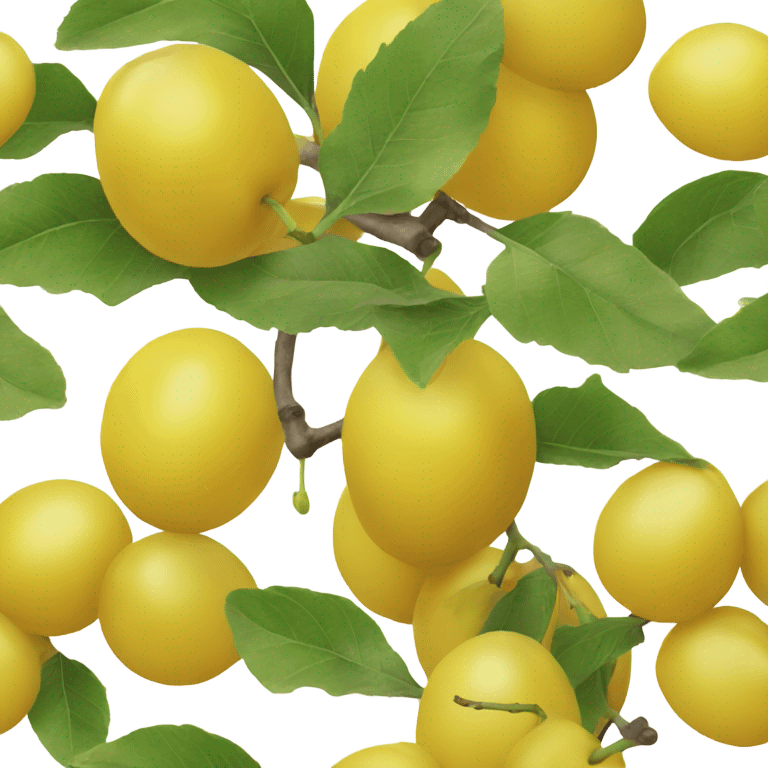 yellow plum emoji