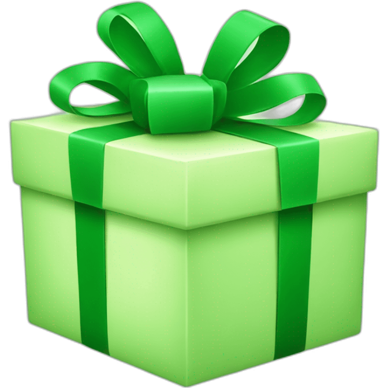 green gift emoji