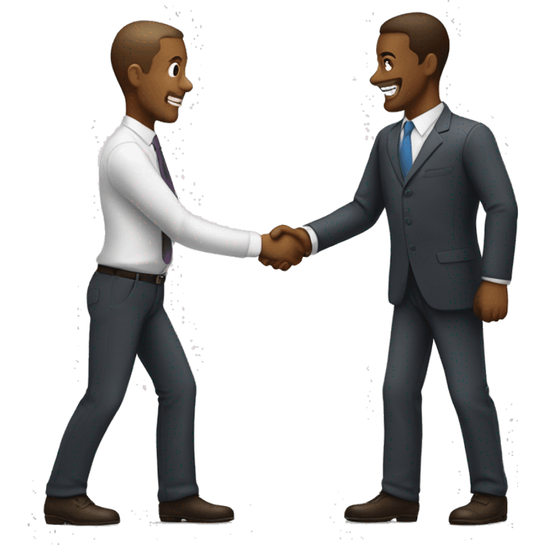 dealtwo business man shaking hands emoji