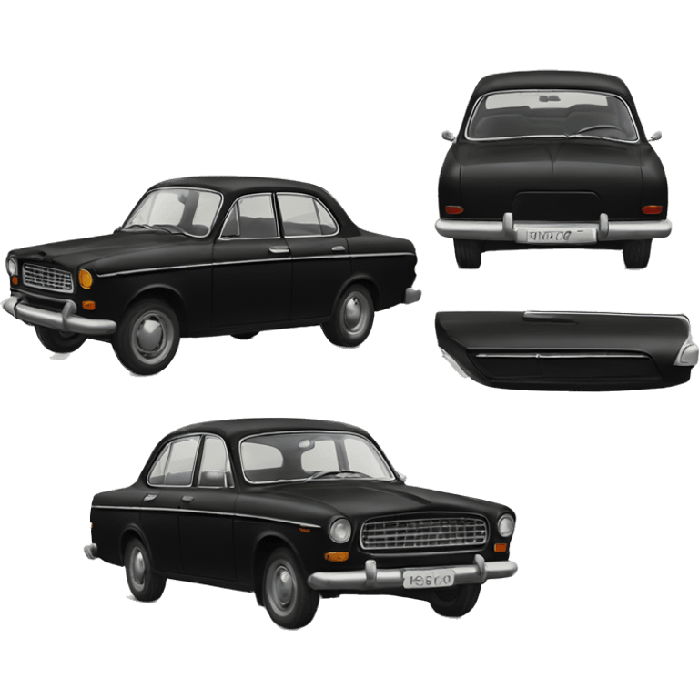 ussr black volga car emoji