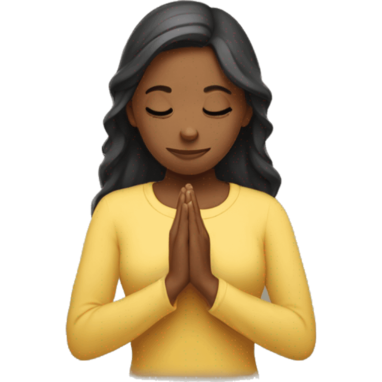 Women praying together emoji