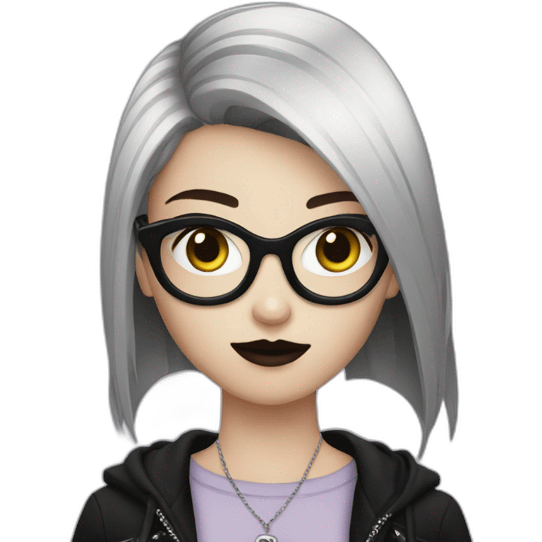 Mall goth girl emoji