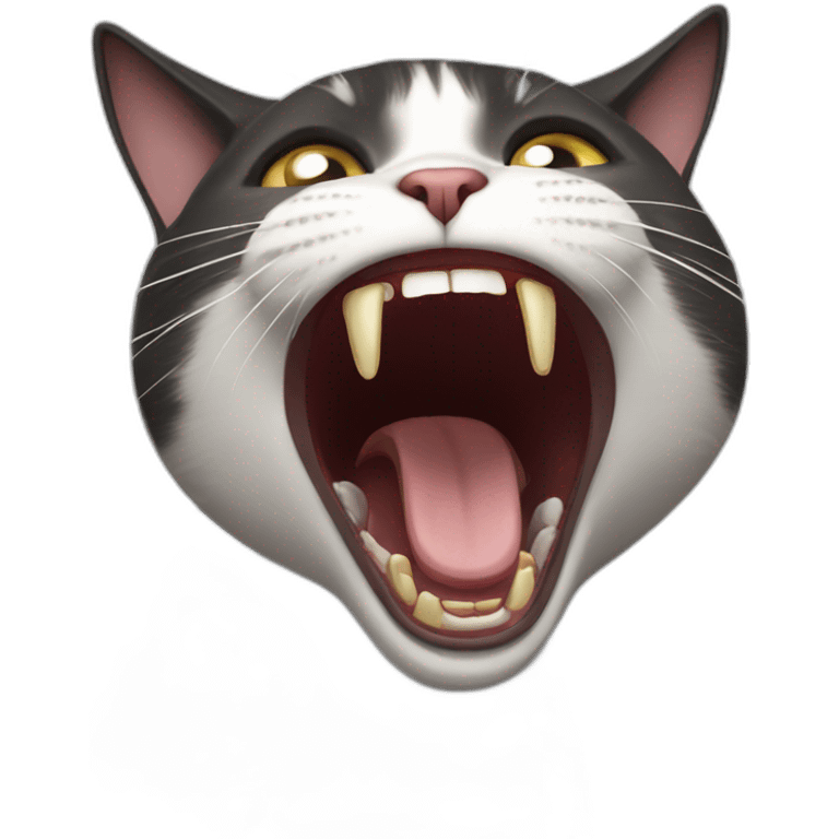 screaming cat emoji