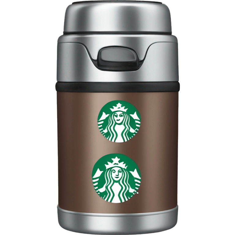 Starbucks coffee thermos emoji