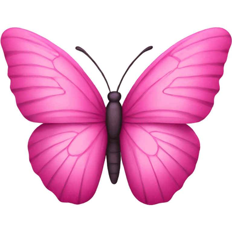 Pink butterfly  emoji