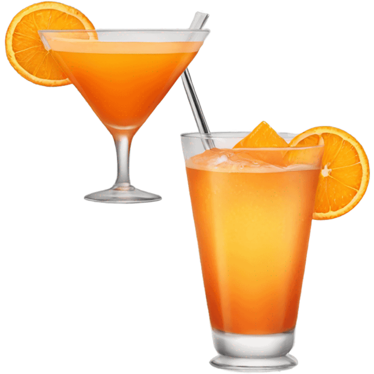 Orange cocktail emoji