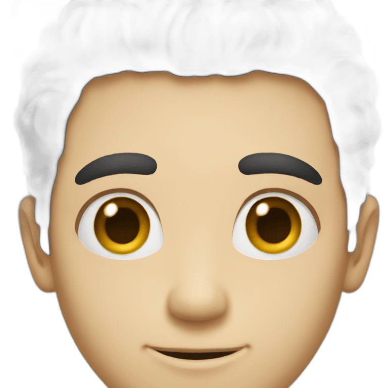 dark hair white guy emoji