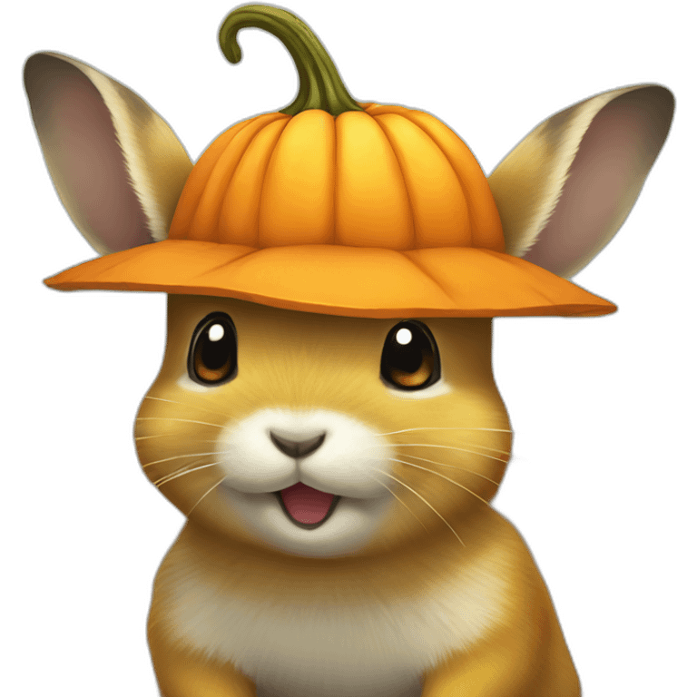 pika-animal-wearing-a-pumpkin-hat emoji