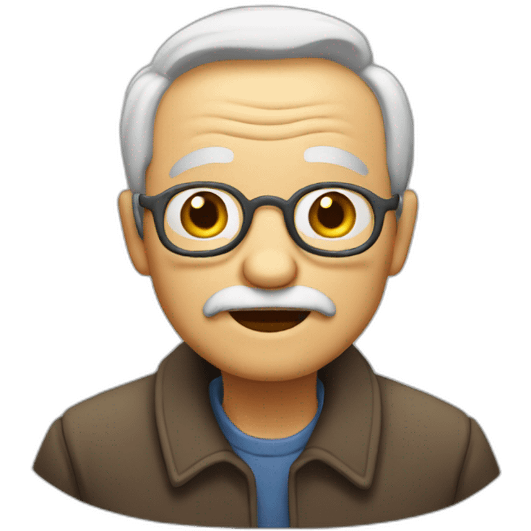 old man telling a story emoji