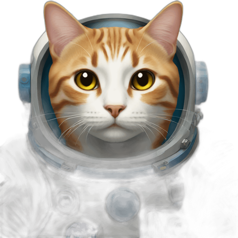 Cat astronaut emoji