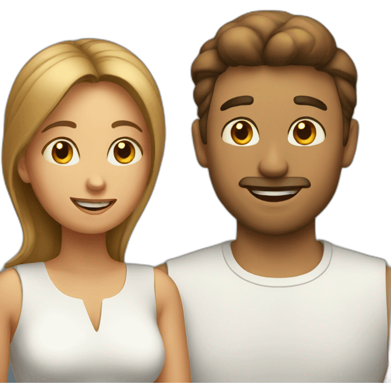 couple talking emoji