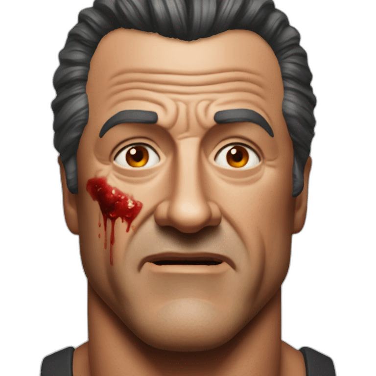 bloody stallone emoji