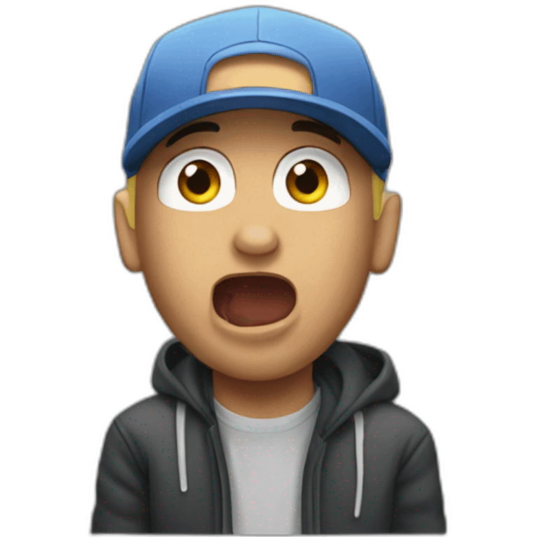 eminem rapping emoji