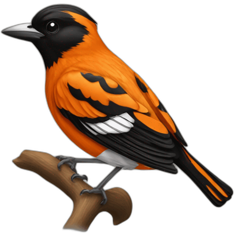 Baltimore Orioles bird emoji