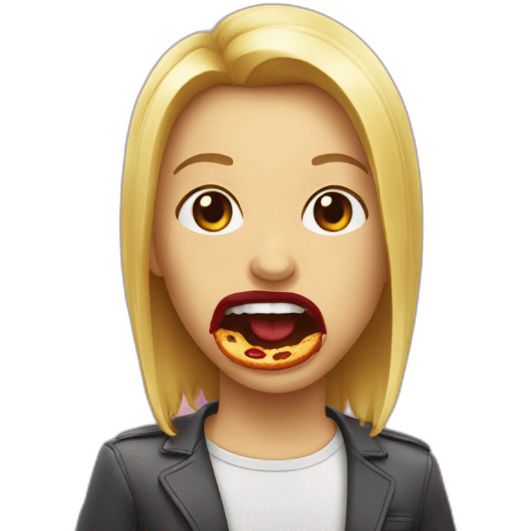 Bite dans bouche emoji