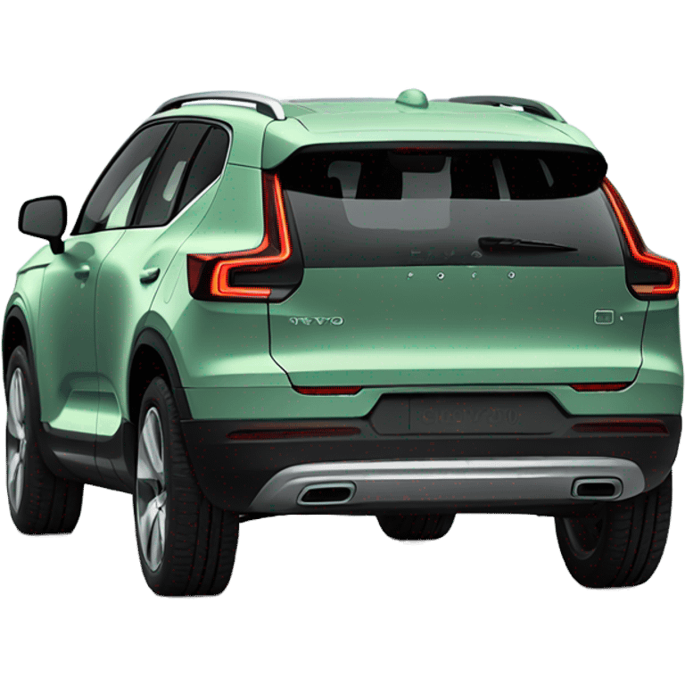 Green Volvo XC40 emoji