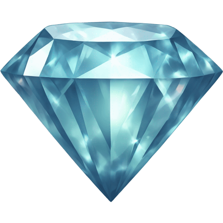 Diamond with a diamond texture shiny emoji