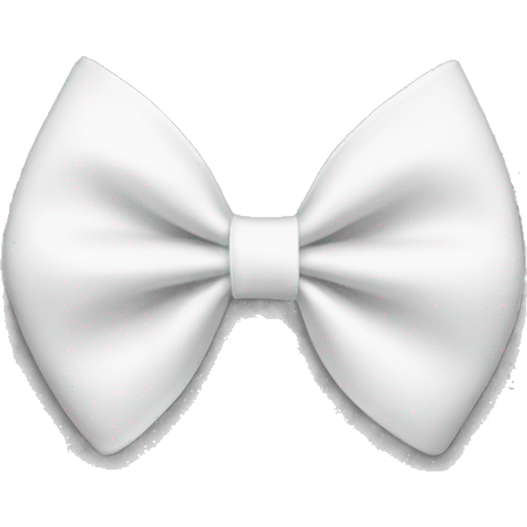 White bow emoji