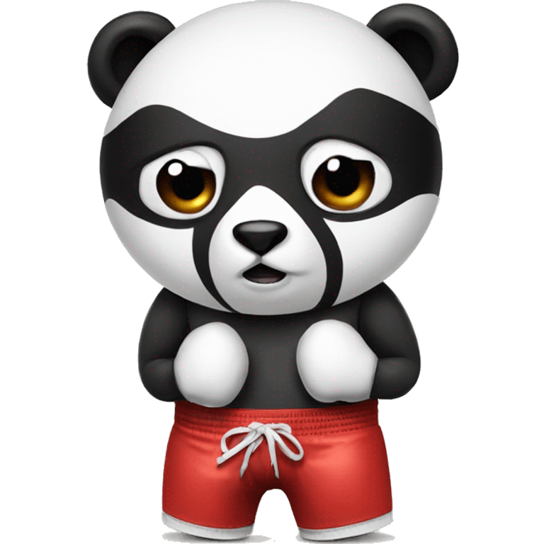 boxing panda emoji