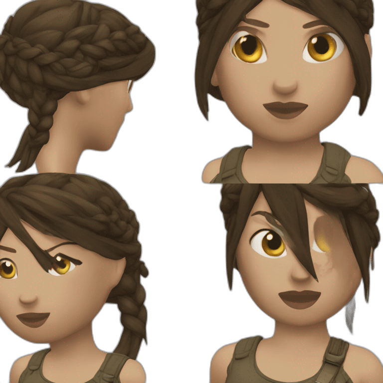 Lara Croft emoji