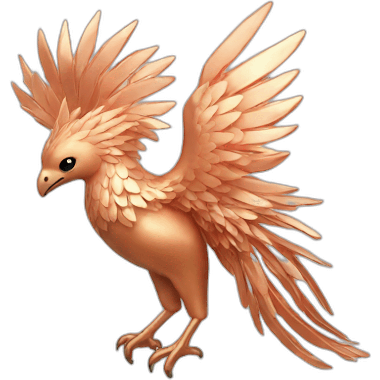 Rose Gold Phoenix emoji