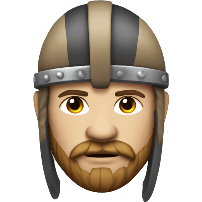 Viking warrior with face paint emoji