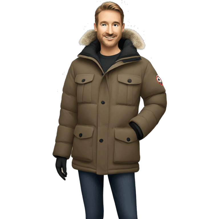 Canada goose jacket  emoji