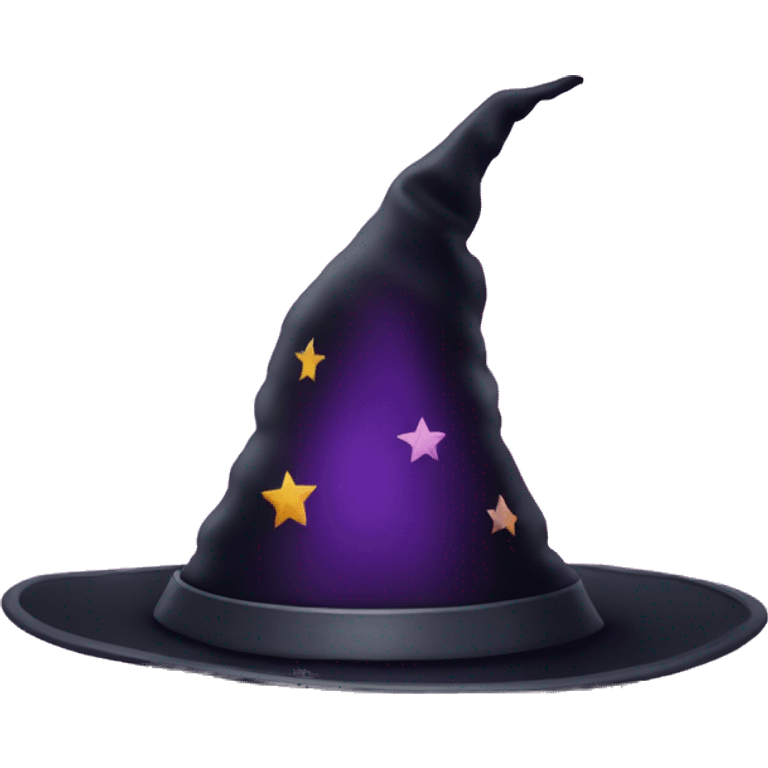 Witches hat with stars emoji