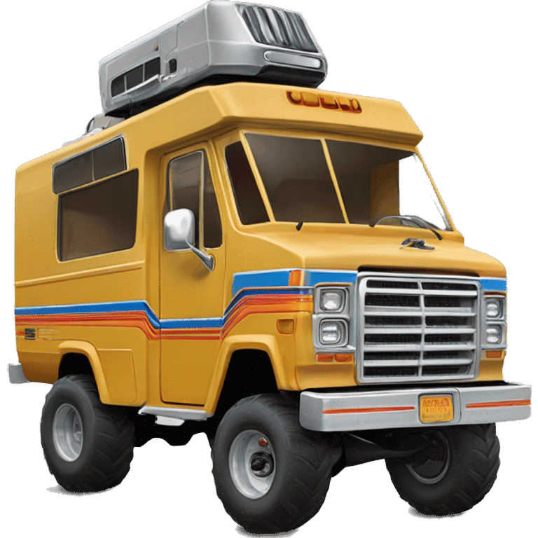 Real 70s tonka winnebago Indian monster truck emoji