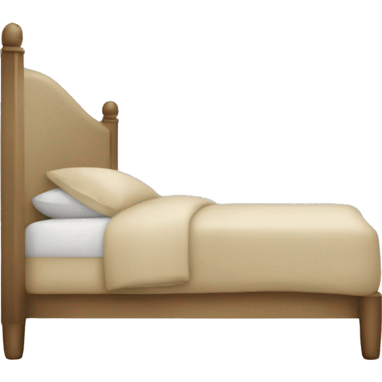 beige bed emoji