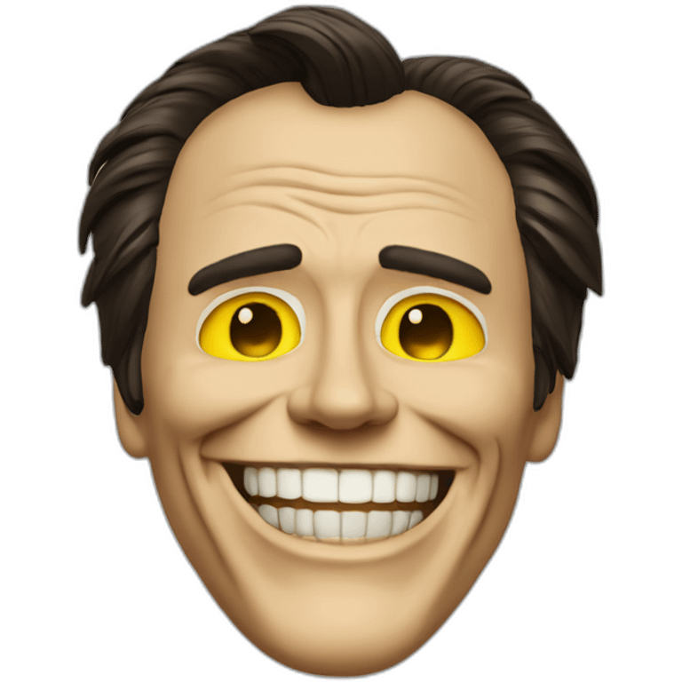 Jimmy Carrey the mask smiling emoji