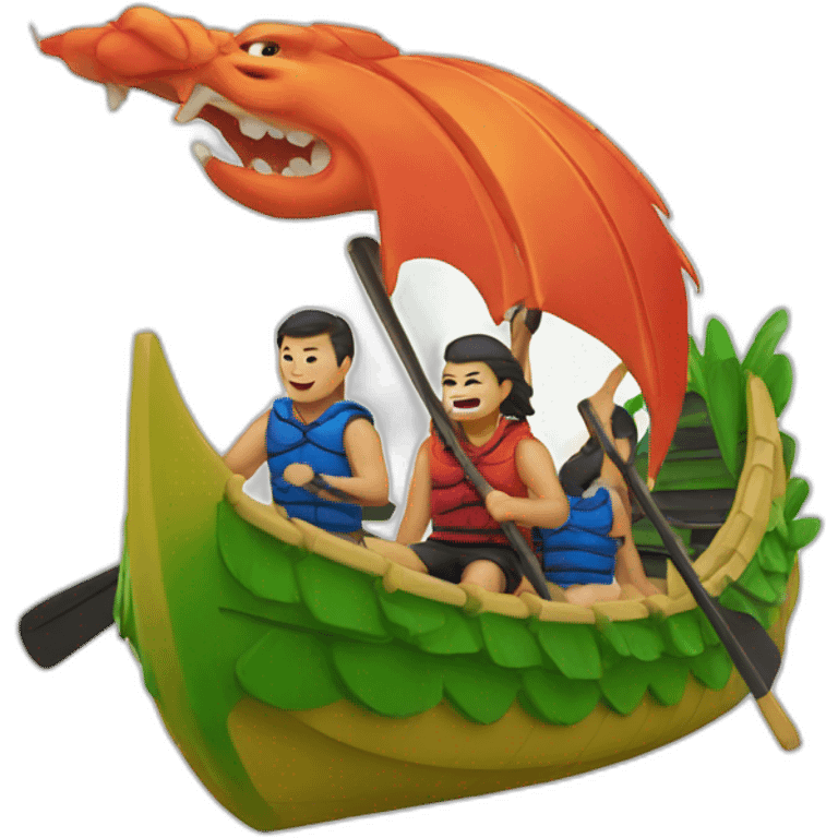 Dragon boat emoji