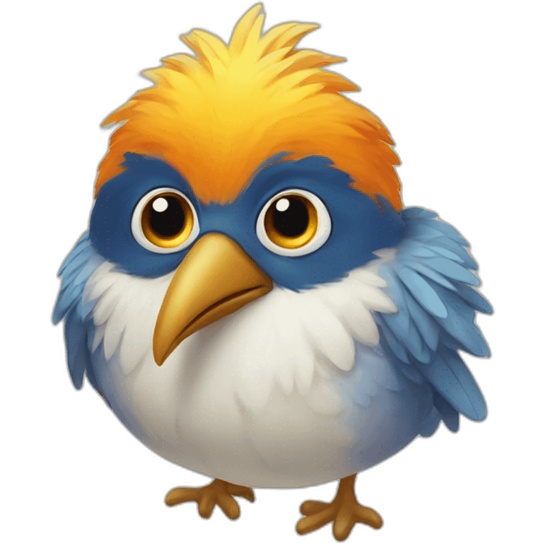 anthropomorphic bird emoji