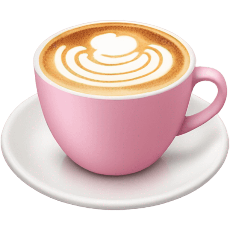 pink latte cup emoji