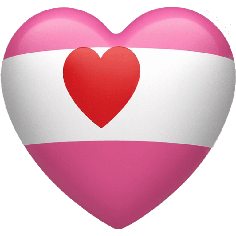 Pink Heart with Ivis name inside and Peru flag emoji