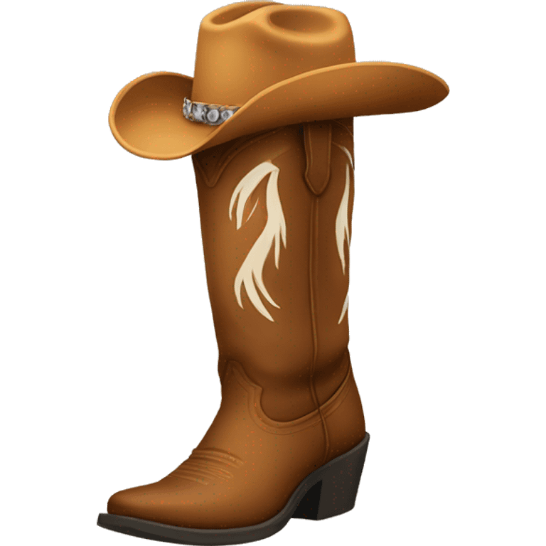 Cowgirl boots emoji