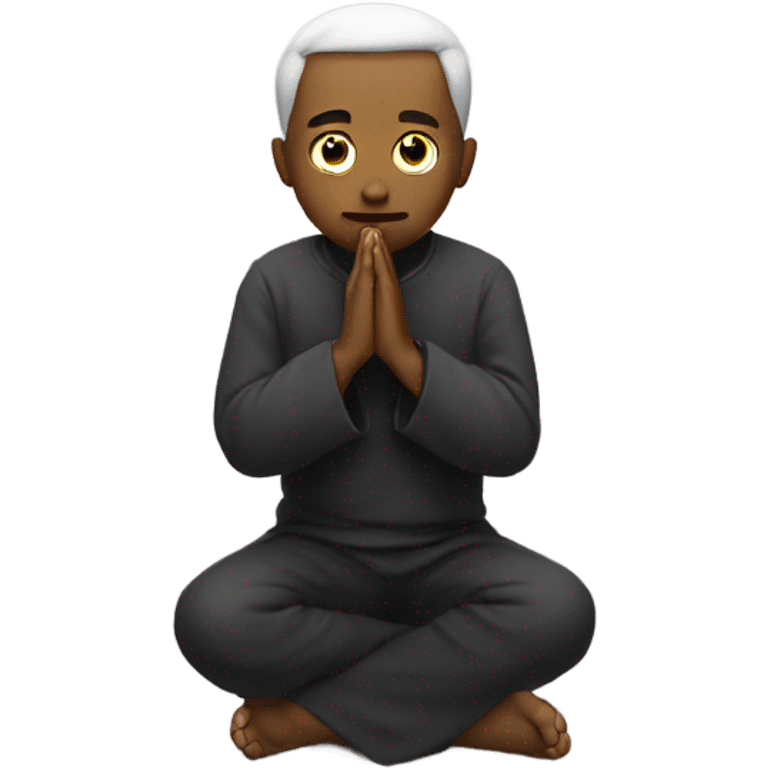 praying on badluck emoji