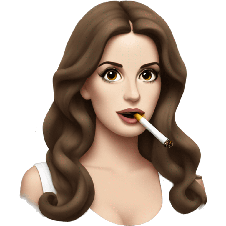 Lana Del Rey smoking emoji