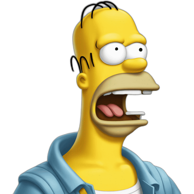 homer simpson drooling emoji